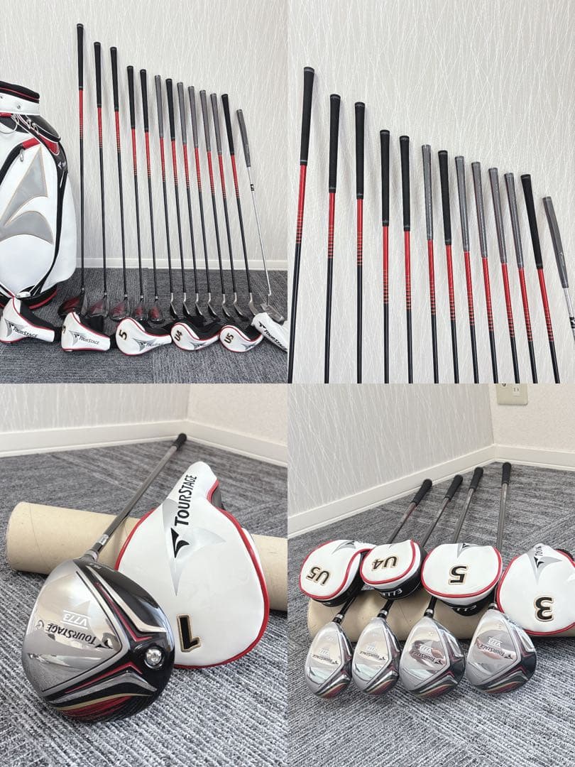 ほぼ未使用❗️超豪華❗ツアーステージ V773★初心者用 メンズ本格ゴルフセット