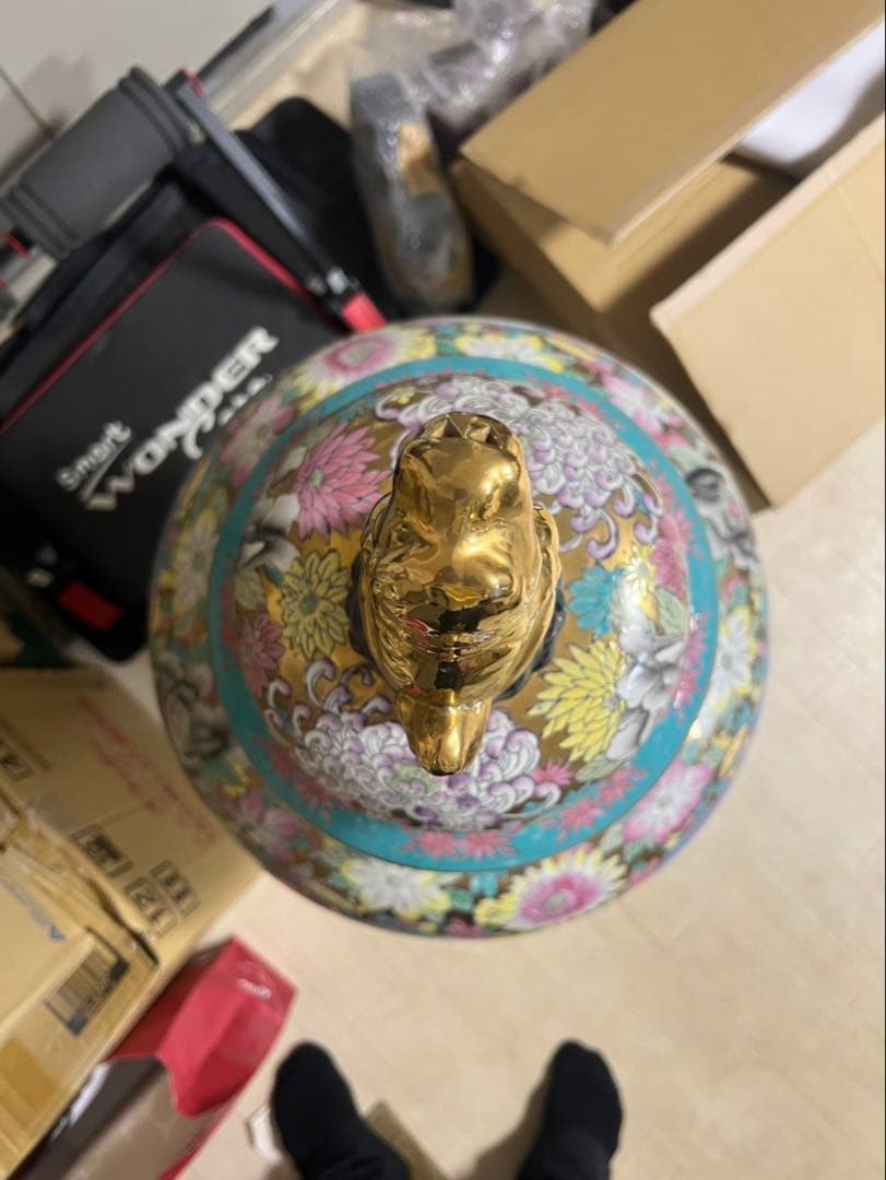 壺(中国アンテック美しい装飾)