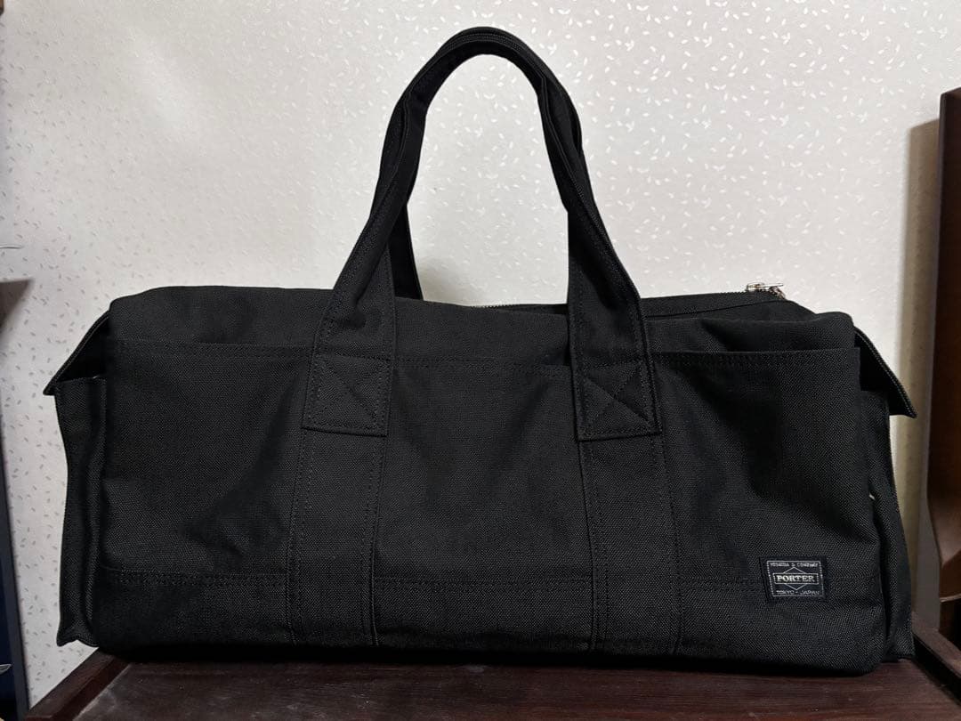 【美品】PORTER ポーター スモーキー　L ボストンバッグ