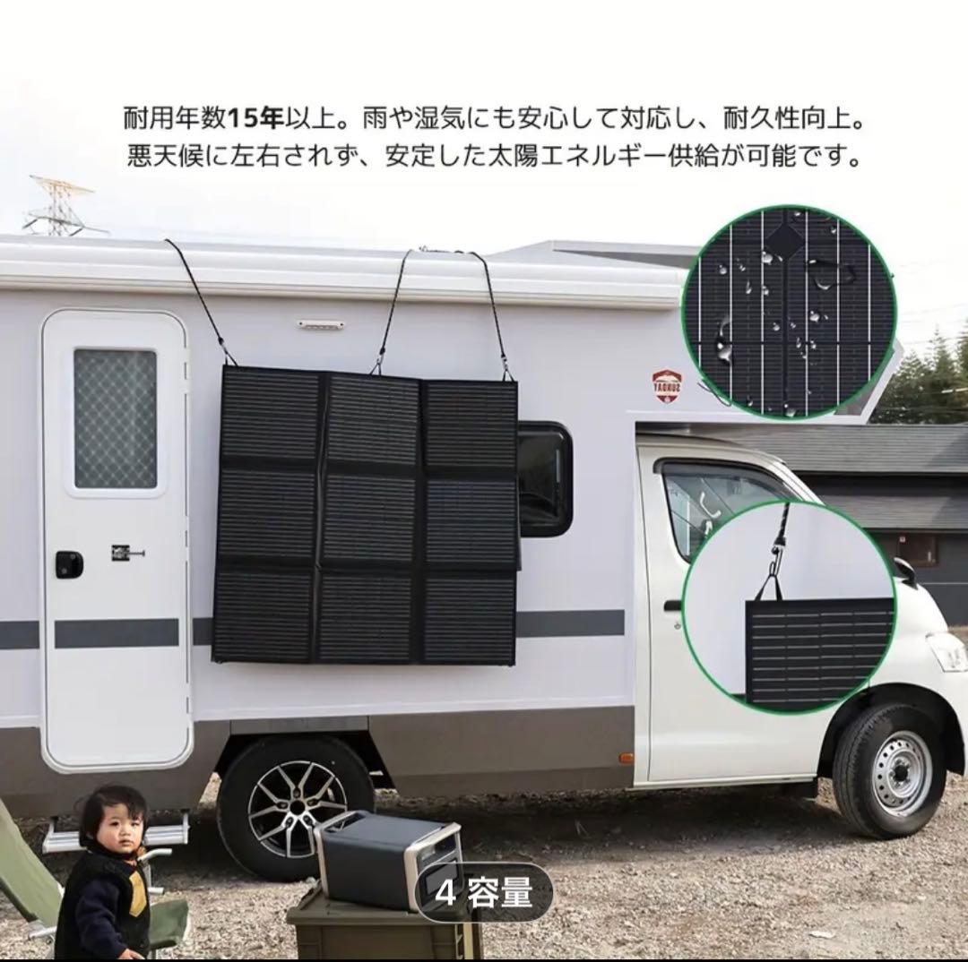 【新品未開封】Lvyuan 200W 折り畳み式ソーラーパネルCSSB-200W