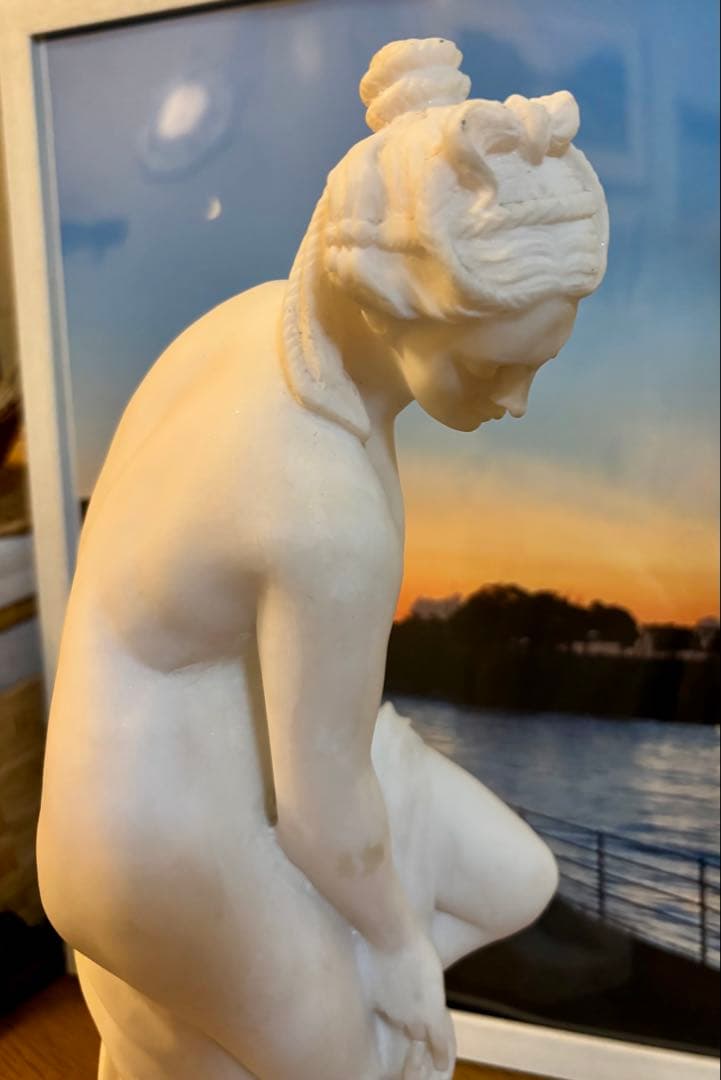 お値下げ！　格安　クラシック女性像 大理石製 約30cm