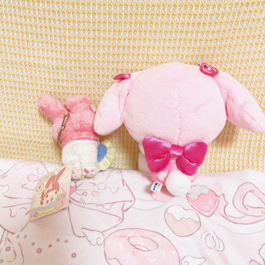 サンリオ　マイメロディ　寝そべりクッション　ふわメロ　マスコット　ハート　ぬい