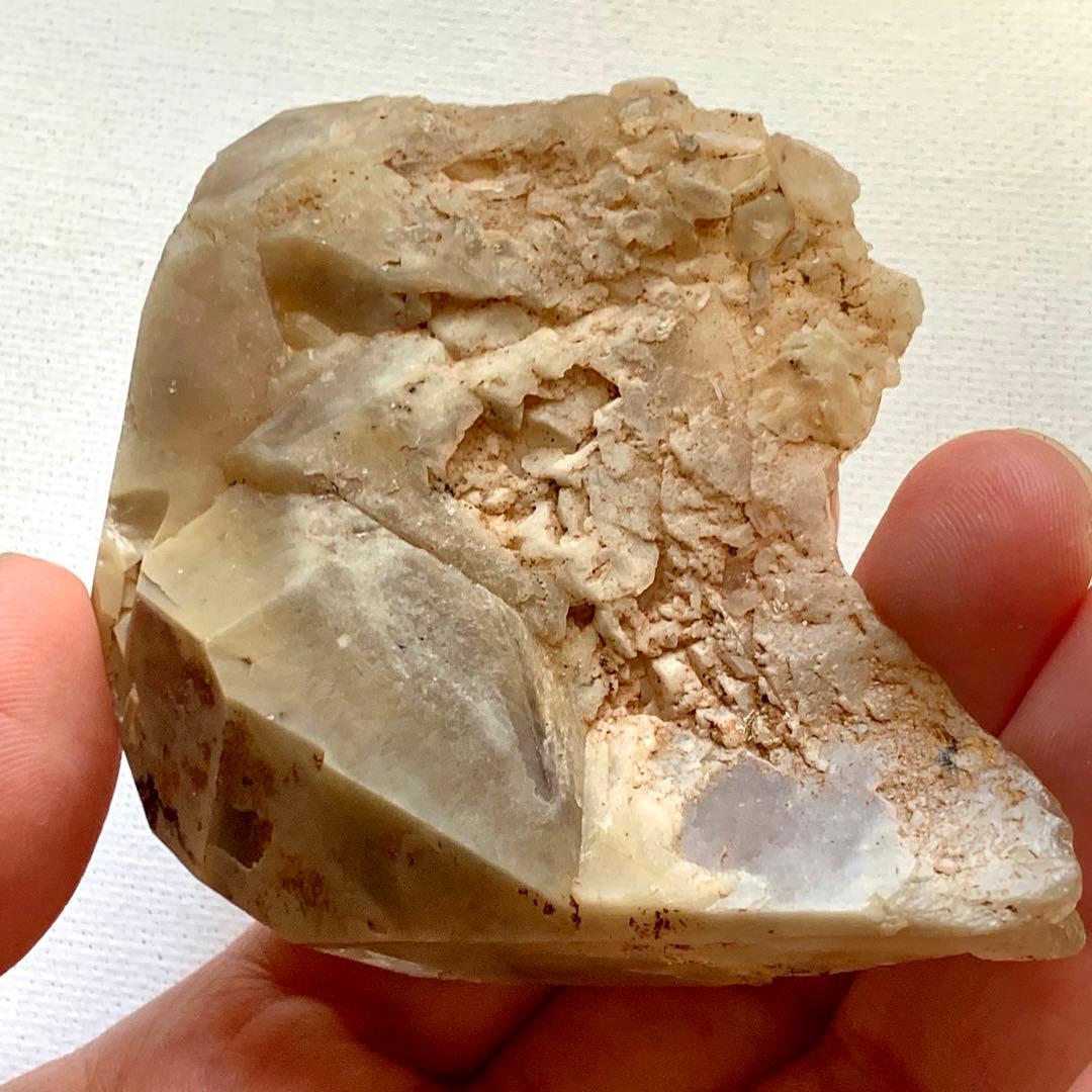 シン・ザギマウンテンクォーツ36/タービュラー/茶ファントム入り/三角メッセージ