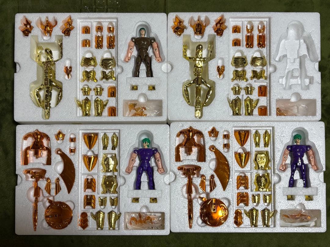 聖闘士聖衣大系　当時物　海闘士9種16個セット【開封使用品欠品有り】　おまけ付き
