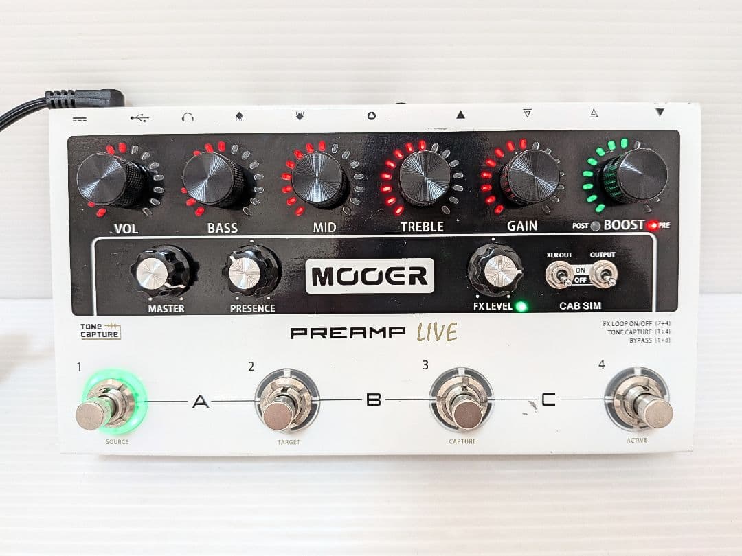 MOOER PREAMP LIVE ギターエフェクター