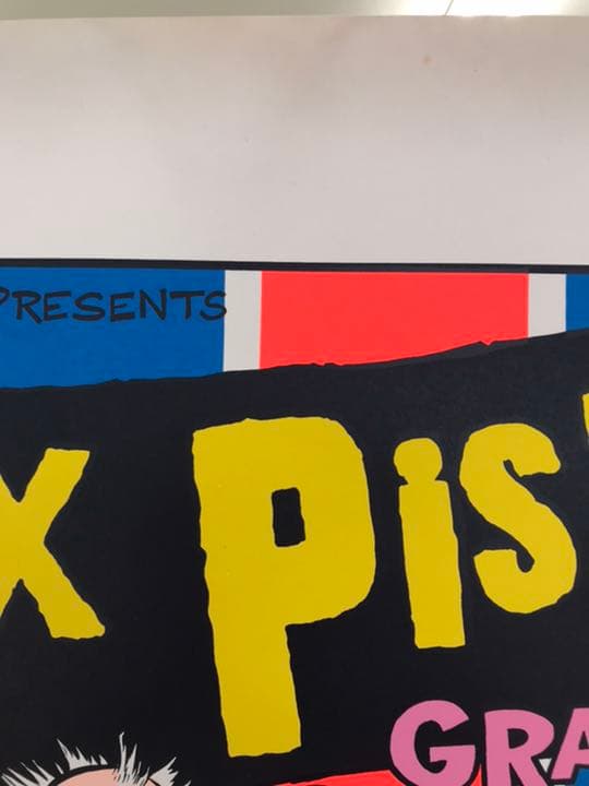 SEX PISTOLS セックスピストルズ　シルクスクリーン ポスター COOP