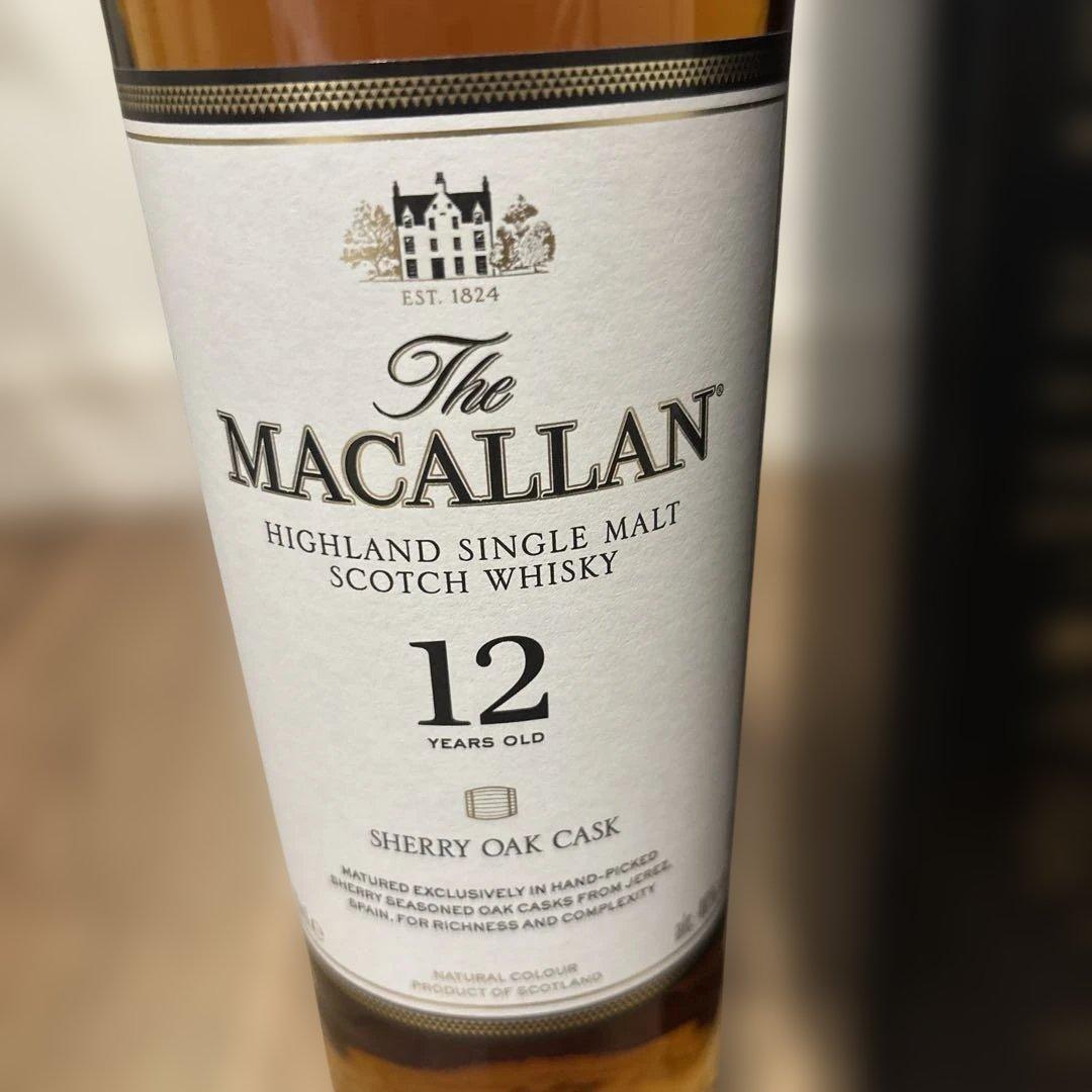 （未開封）The Macallan 12年 シェリーオークカスク