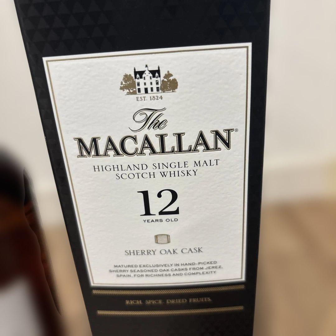 （未開封）The Macallan 12年 シェリーオークカスク