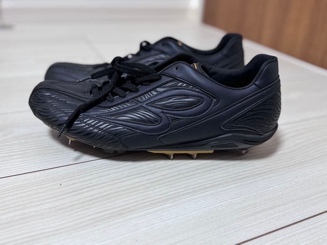 【11/15まで】高校野球対応 BEMOLOスパイク／ブラック／使用2回のみ