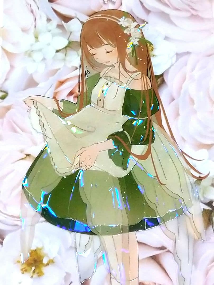 ✩再販✩J503＃绿馥(贝壳光)迷雾森林切り売り海外人物マステ女の子