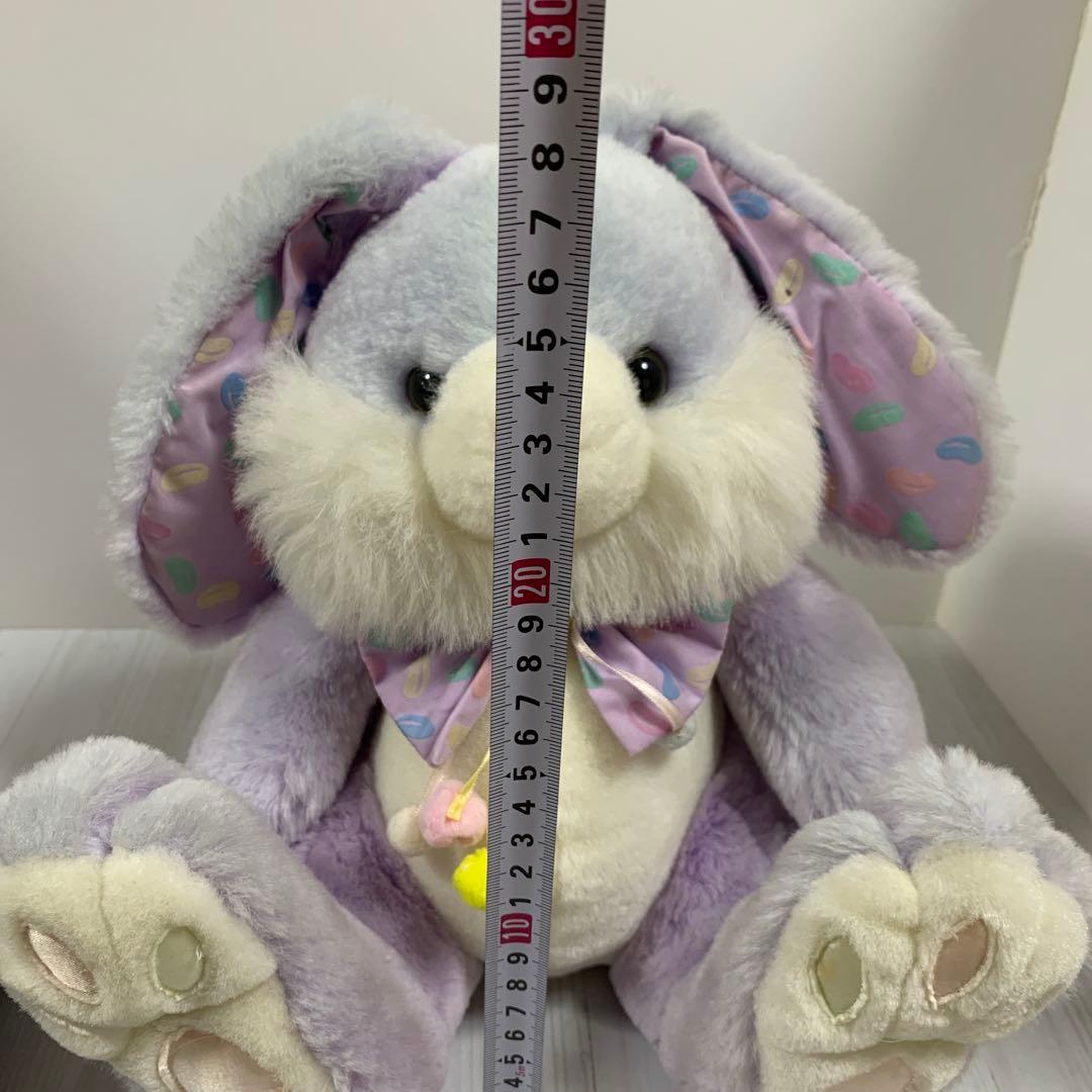 NJ☆ レトロ　紫色のウサギのぬいぐるみ