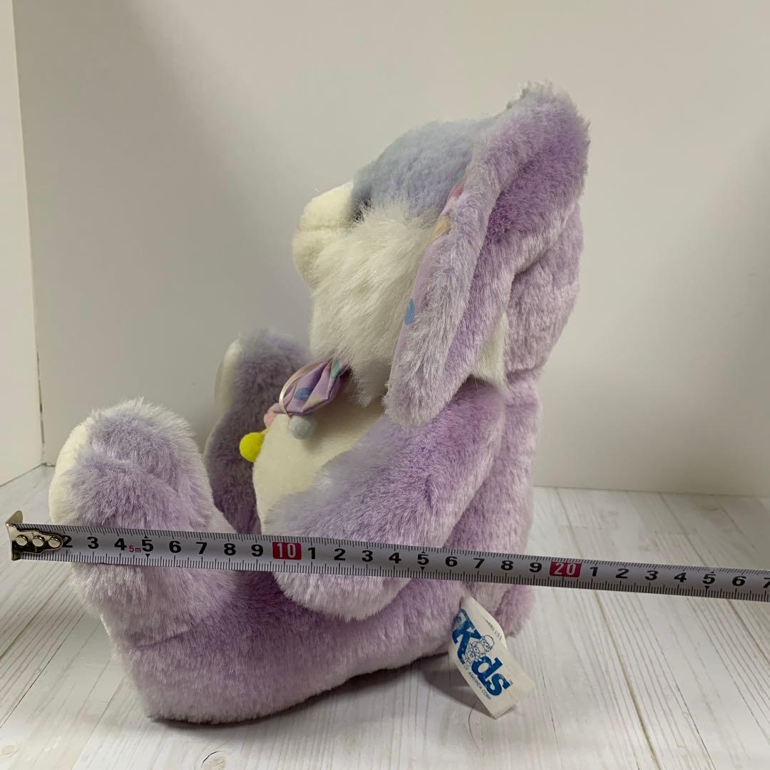 NJ☆ レトロ　紫色のウサギのぬいぐるみ
