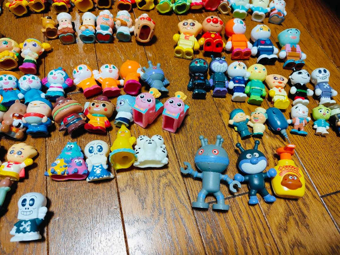 アンパンマン 指人形 フィギュア ミニカー おもちゃ 約100個 まとめ売り