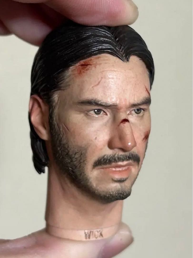 1/6 カスタムヘッド 『ジョン・ウィック チャプター2』バトルダメージ