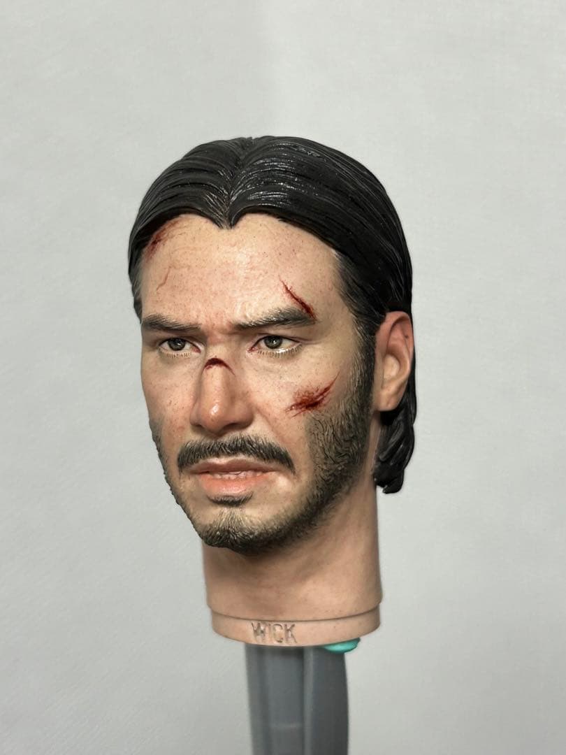 1/6 カスタムヘッド 『ジョン・ウィック チャプター2』バトルダメージ