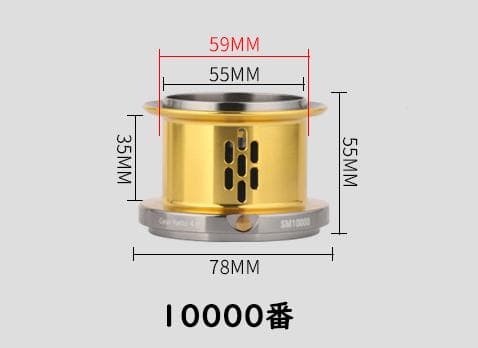 【送料無料】スピニングリール 10000番 フィッシング リール 遠投 大物釣り