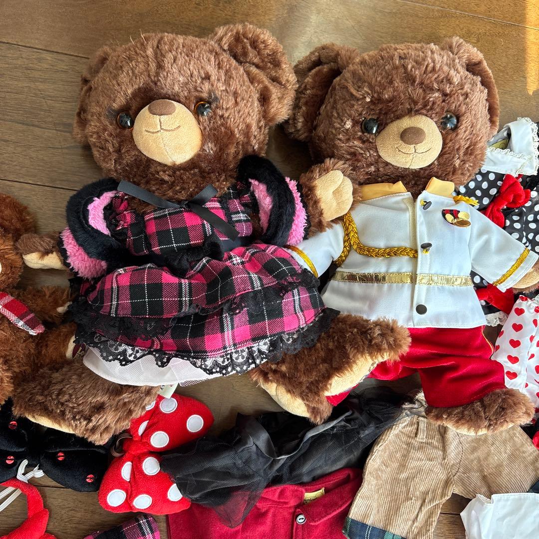 ユニベアー　服　セット　ぬいぐるみ　ペア　ユニベアシティー　コスチューム