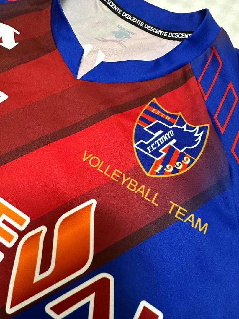 F.C.TOKYO バレーボール ユニフォーム 迫田郭志　FC東京 Vリーグ　M