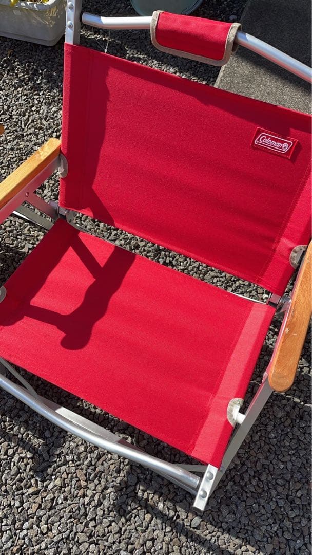 Coleman コンパクトフォールディングチェア 2組 レッド