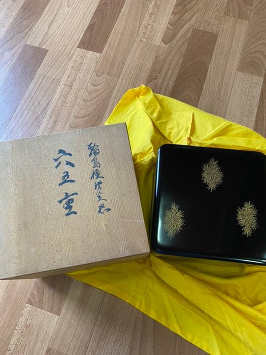 輪島塗り　2段重箱