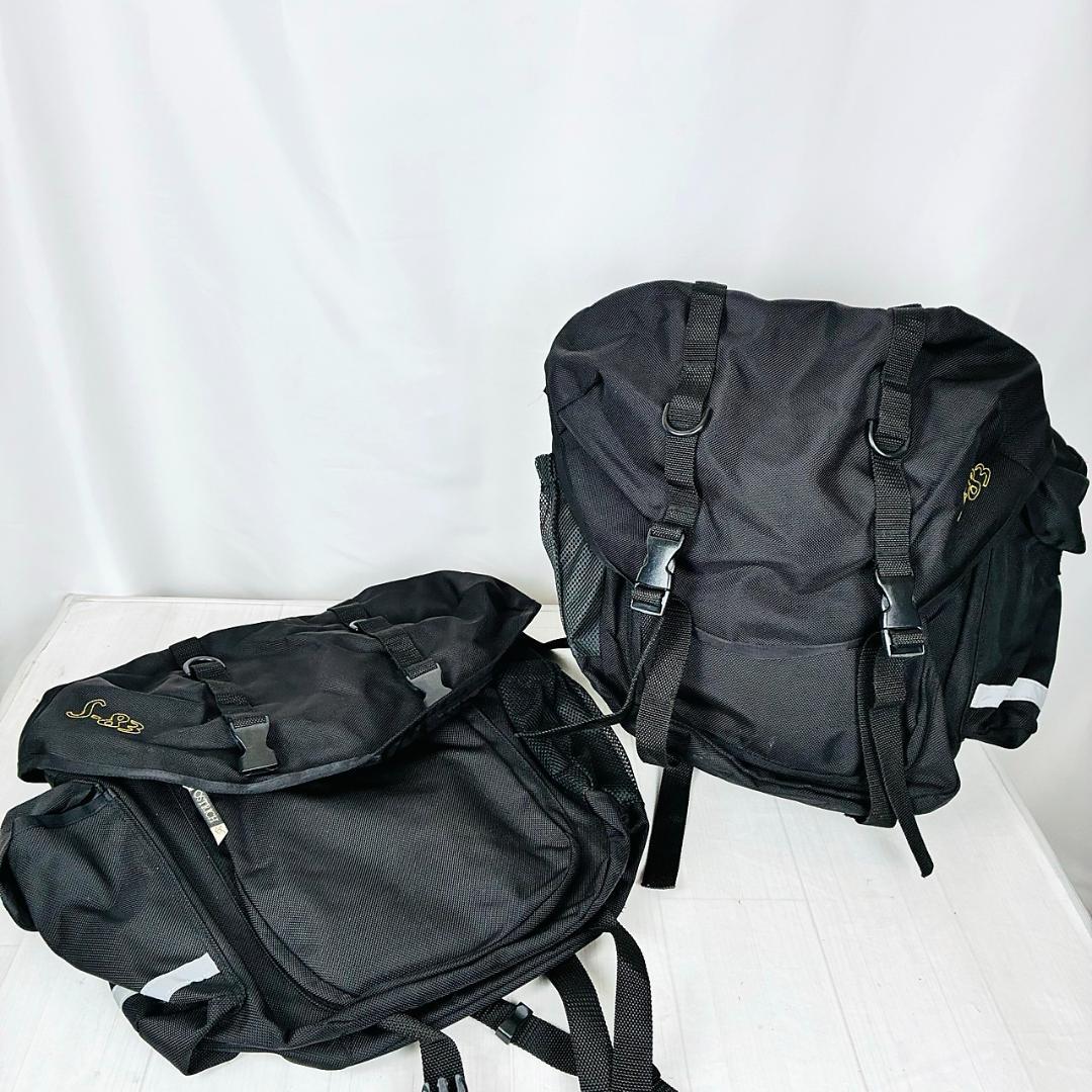 OSTRICH S-83 サイドバッグ 2個セット レイン付 状態良好　大容量