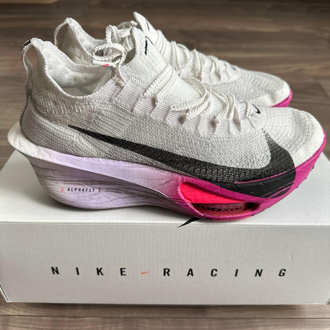 ２７.０アルファフライ3 中古 フルマラソン２回使用。