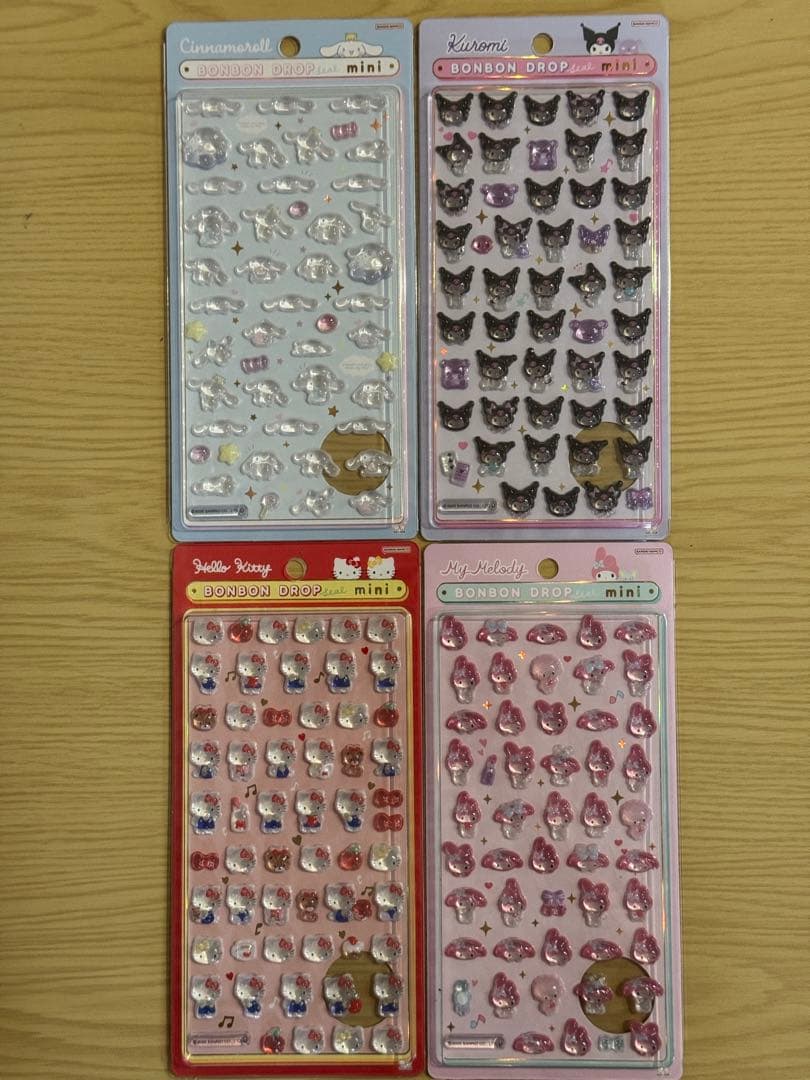 正規品 ボンボンドロップシール きゅるるん 13点セット