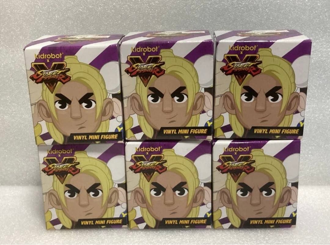 海外限定　Kidrobot　ストリートファイターV　フィギュア　6個セット　希少