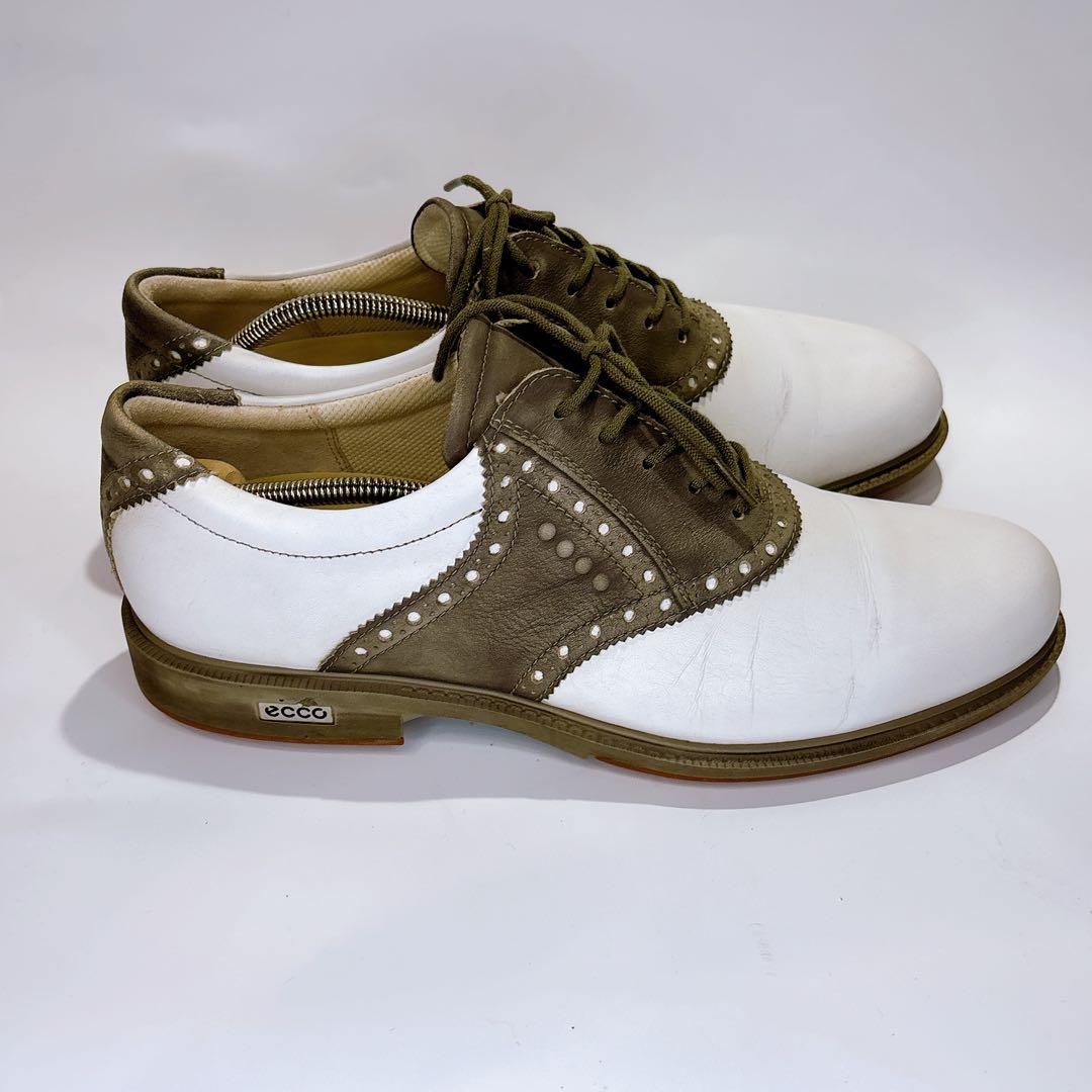 ECCO スパイクレスゴルフシューズ ホワイト 42