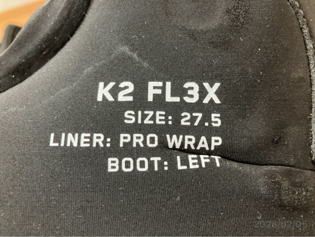 スキー k2 FL2X REVOLVER PRO Flex100 27.5cm