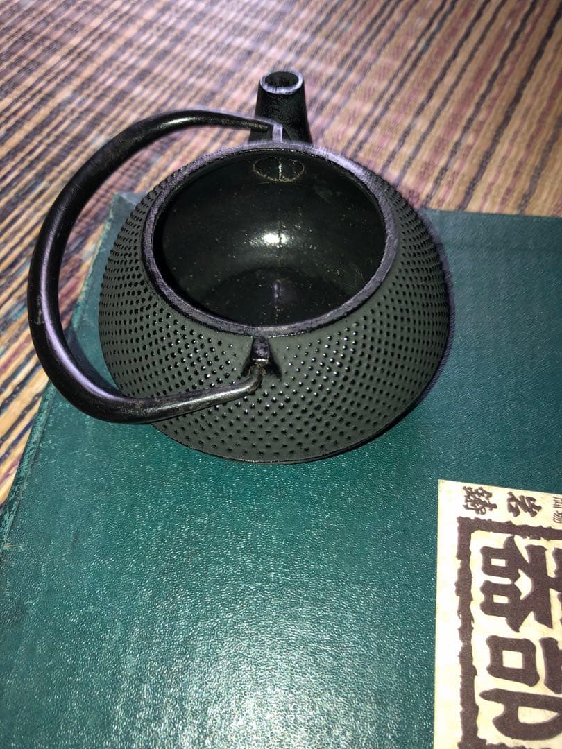 《超美品》小型　鉄瓶 南部鉄器 湯呑み置き5枚セット