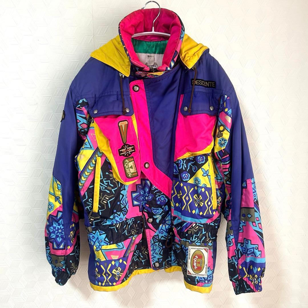 【お買い得処分SALE❗️】デサントスキーウェア Oサイズ 岩谷高峰サイン入り