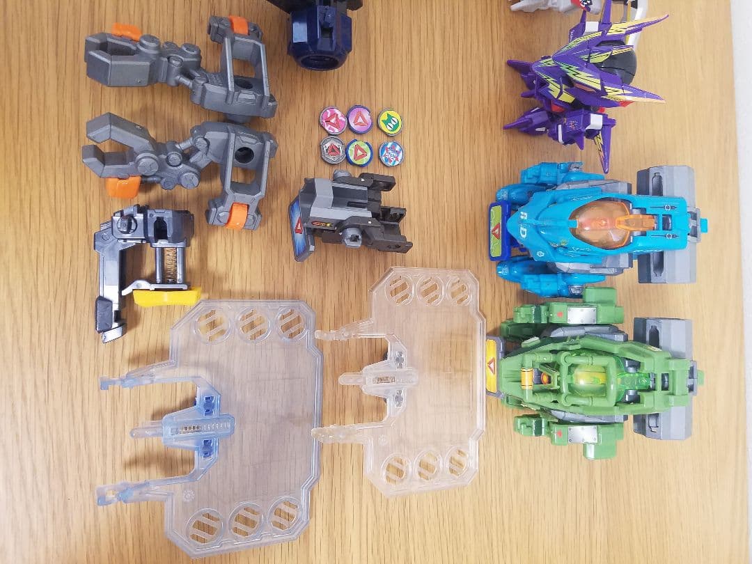 バトルビーダマン　5体セット　カスタムパーツ付き