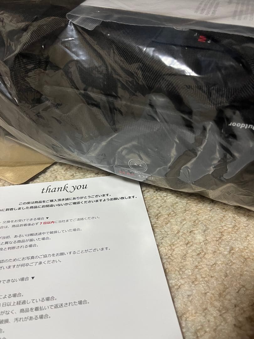 新品 Mac Outdoor MacOne マックワン ヘキサ ブラック L