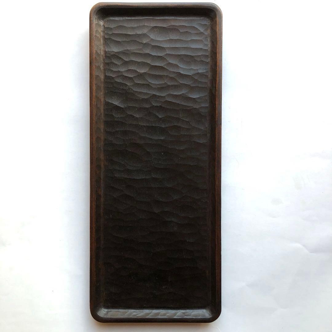 三谷龍二　36cm 特大　トレイ 漆　盆