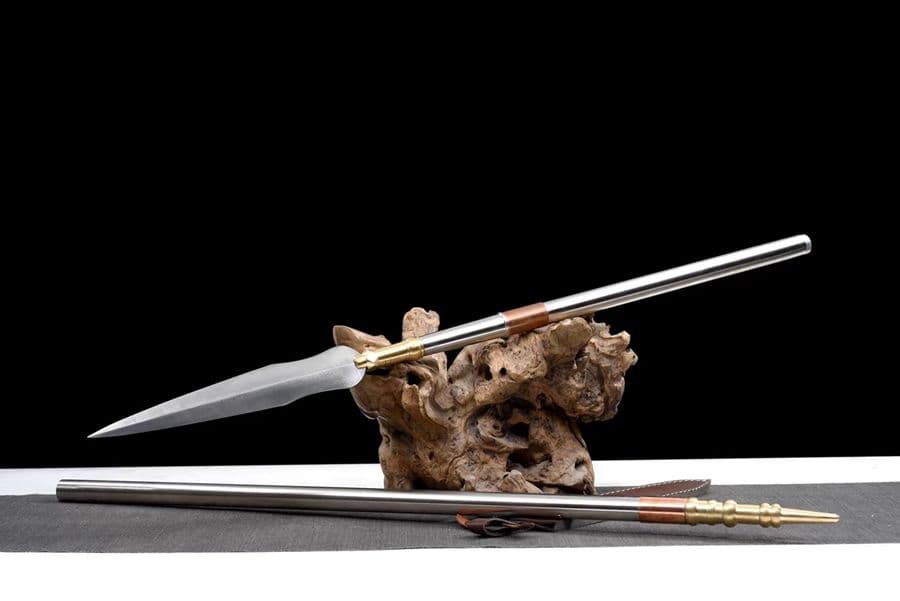 新型赤桜槍 古兵器 武具　刀装具　日本刀　模造刀 居合刀 長尺