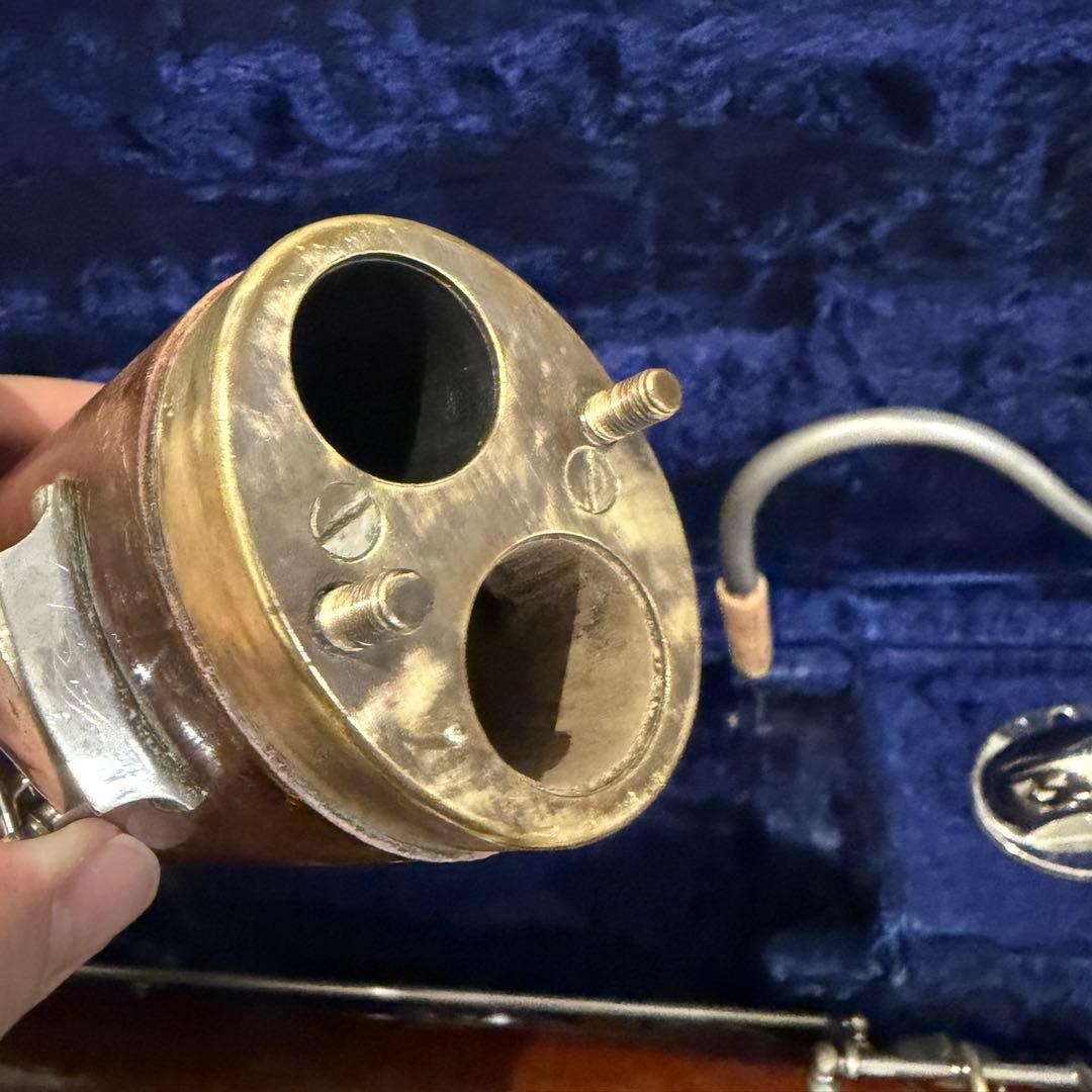 【OH済】Huller ドイツ製ファゴット 全タンポ交換　バスーン クルスペ