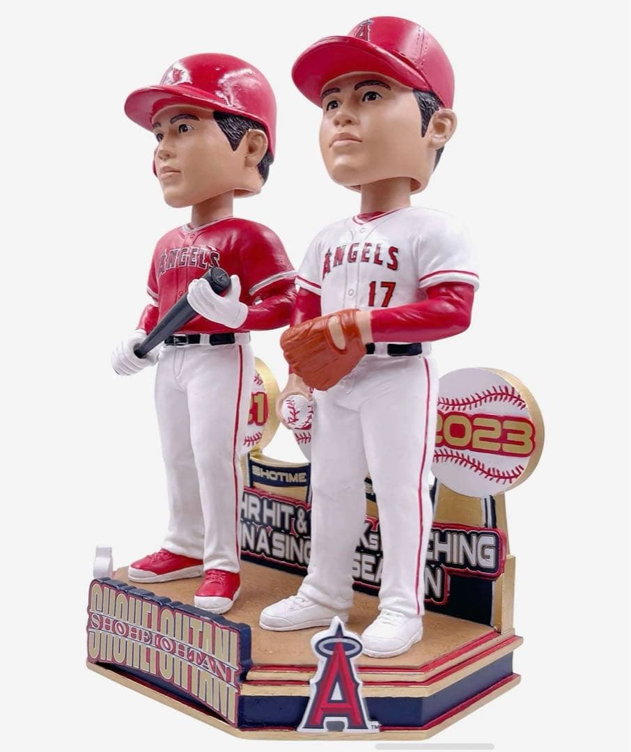 【即完売品】大谷翔平 ボブルヘッド 20本塁打 100奪三振 記念