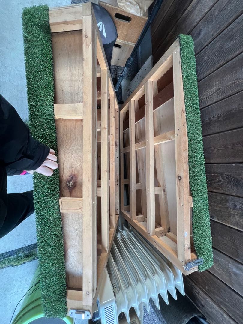 SRI 可動式　木製　ピッチングマウンド