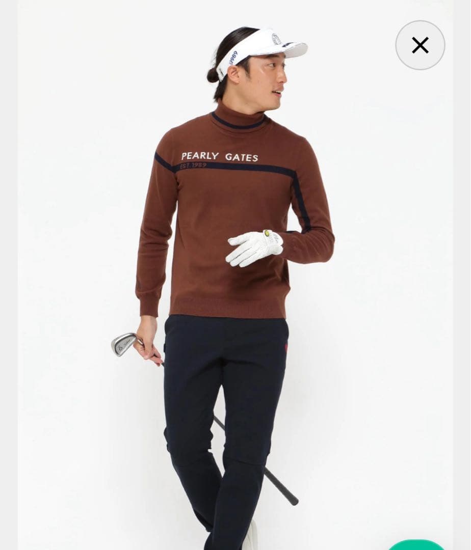 【新品】PEARLY GATES セーター ニット サイズ6 XL パーリゲイツ