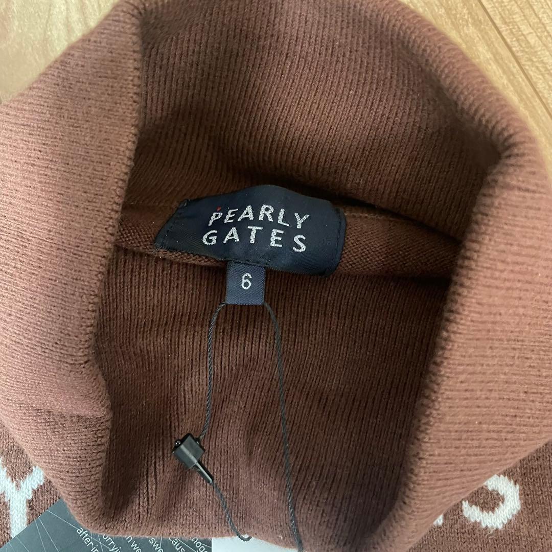 【新品】PEARLY GATES セーター ニット サイズ6 XL パーリゲイツ