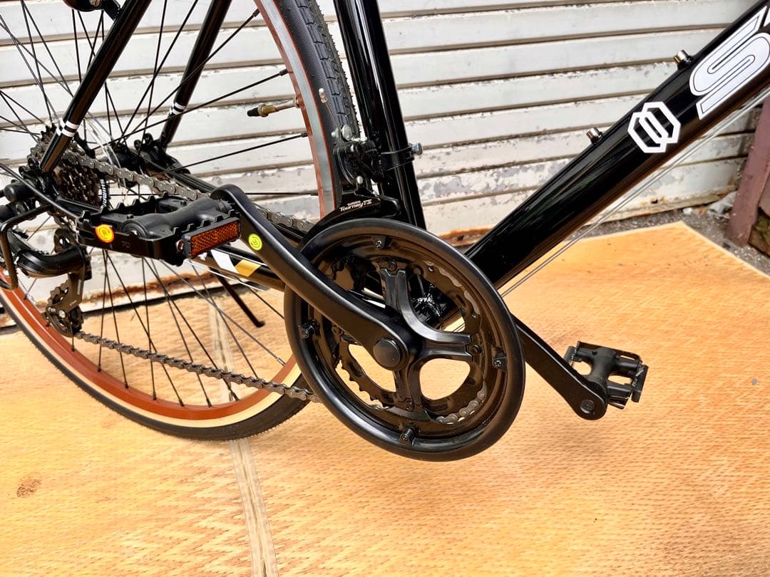 ①【静岡市引き取り限定】 シマノ製14段変速クロスバイク　zjk-zb01