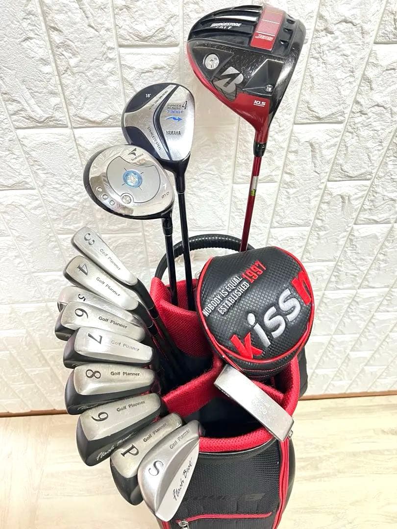 初心者おすすめ メンズ ゴルフクラブセット ブリヂストンキャディバック付
