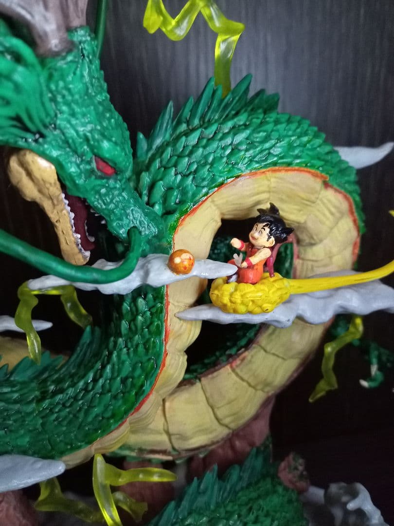 ドラゴンボール 神龍 フィギュア リペイント 孫悟空 シェンロン