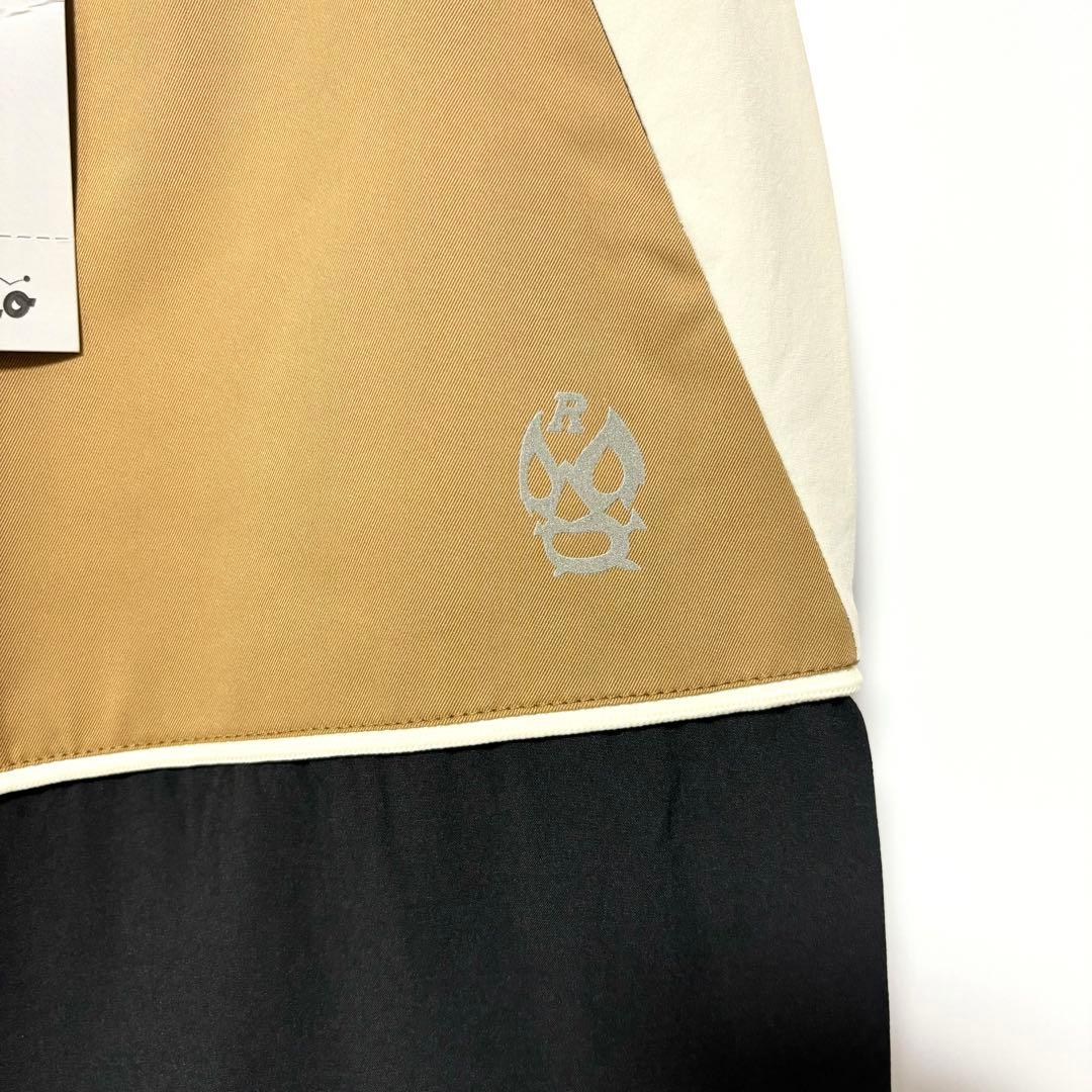 新品 ラッセルノ ゴルフ ツートン スリムジョガーパンツ キャメル XL 6