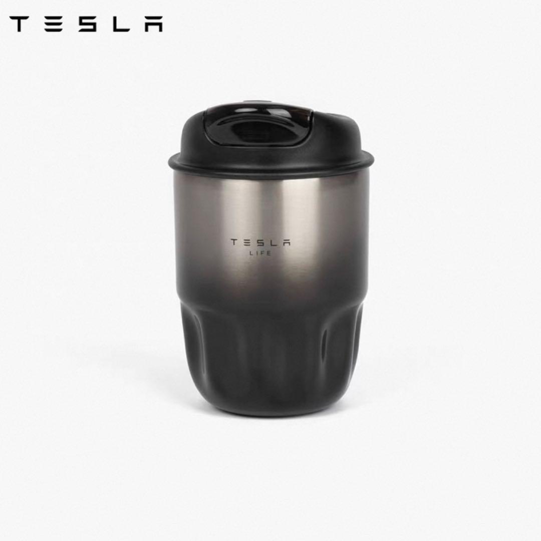 新品 Tesla テスラ ブラック メタリックグラデーション コーヒーカップ