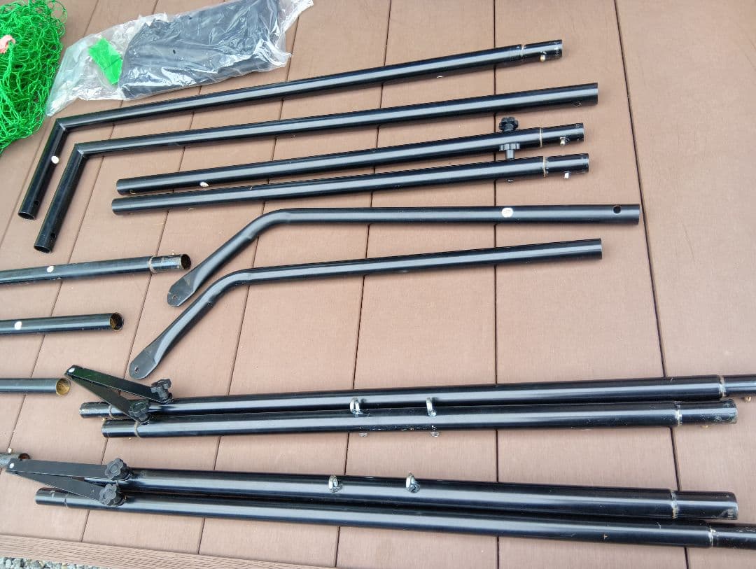 美品　200×200　硬式　大型バッティングネット 緑色 ターゲット付き　野球