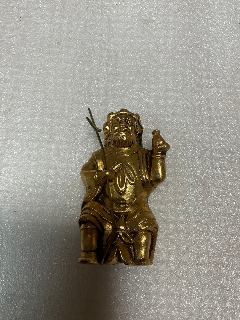 鉄製・七福神。総重量／1.7kg【ケース無し、重量がございます】。