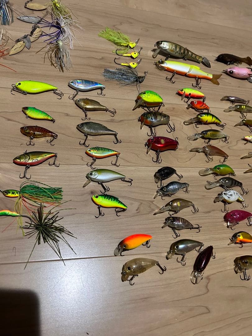 バス釣り引退セット　まとめ売りケース付き