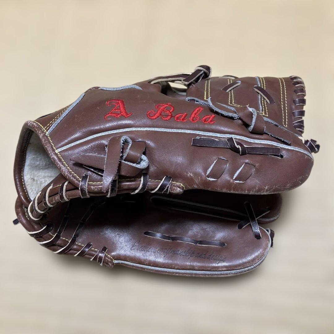 大人用　ミズノ 信義作 オーダー 希少 Mizuno 軟式グローブ　右投げ用